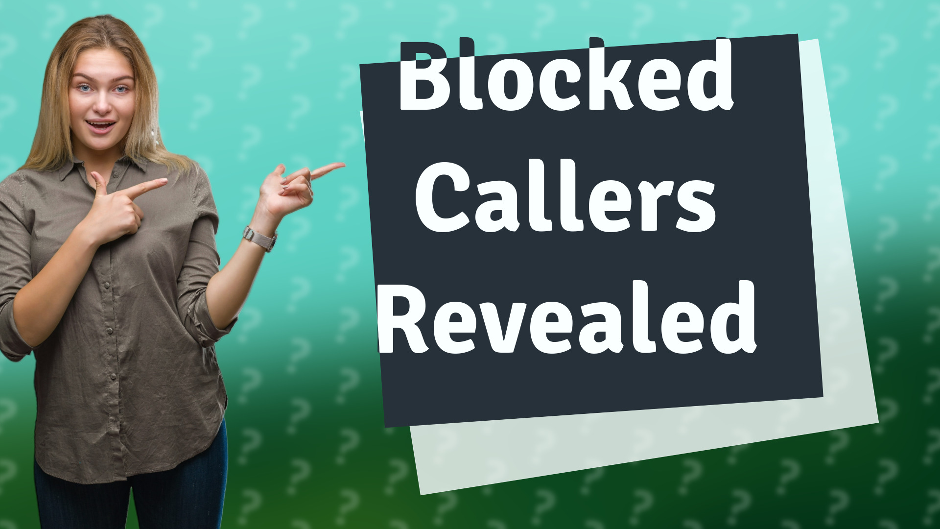 Blocked Callers Revealed