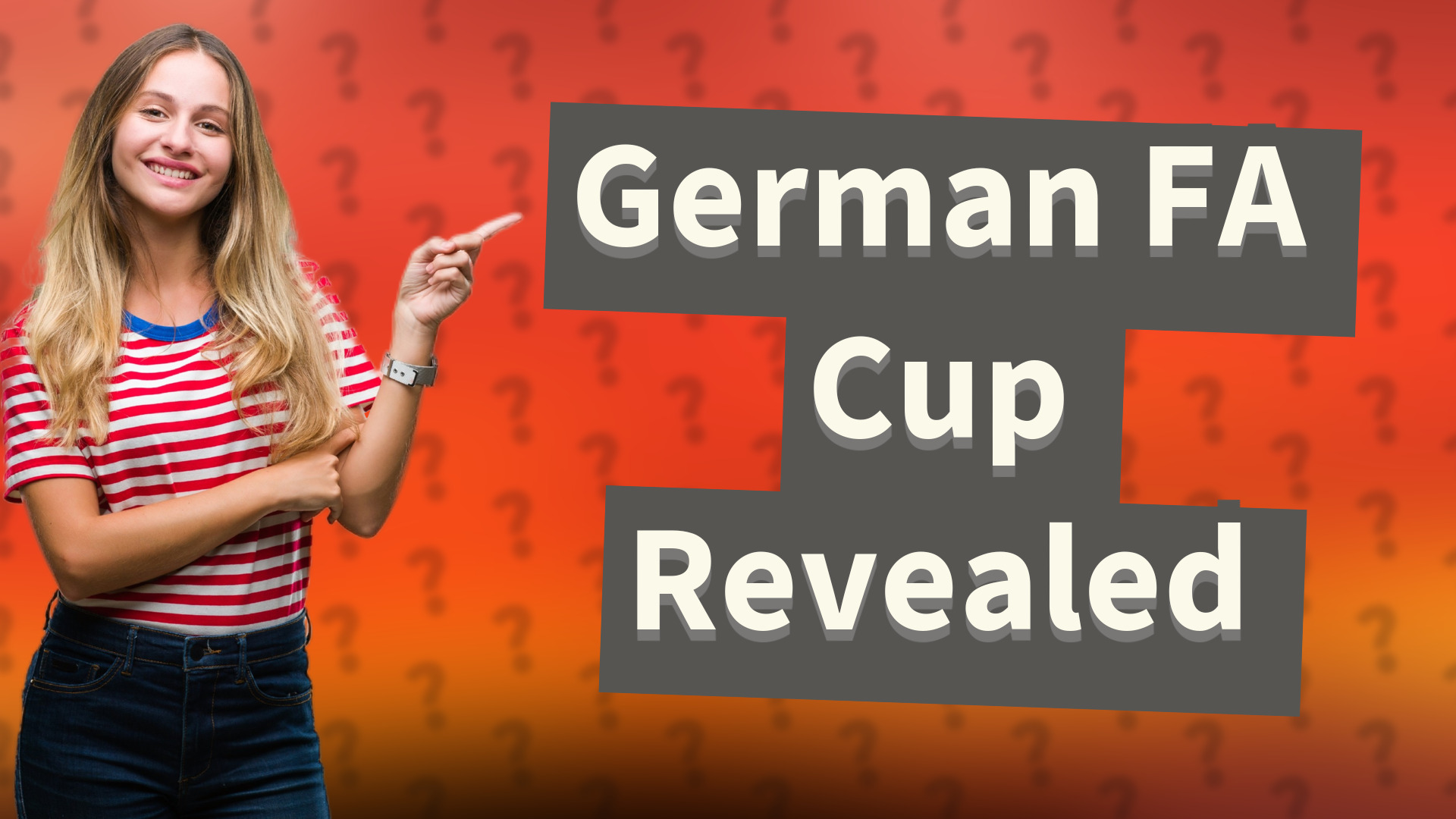 German FA Cup Revealed