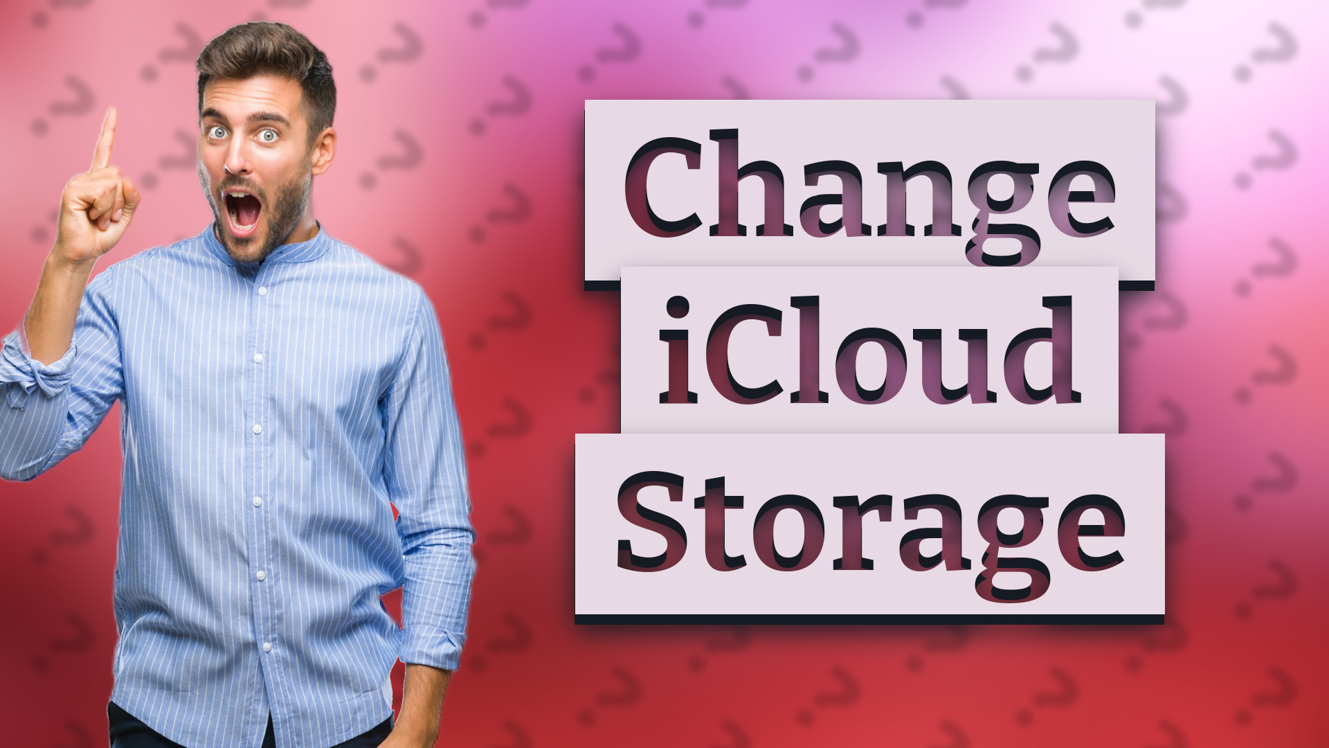 Change iCloud Storage