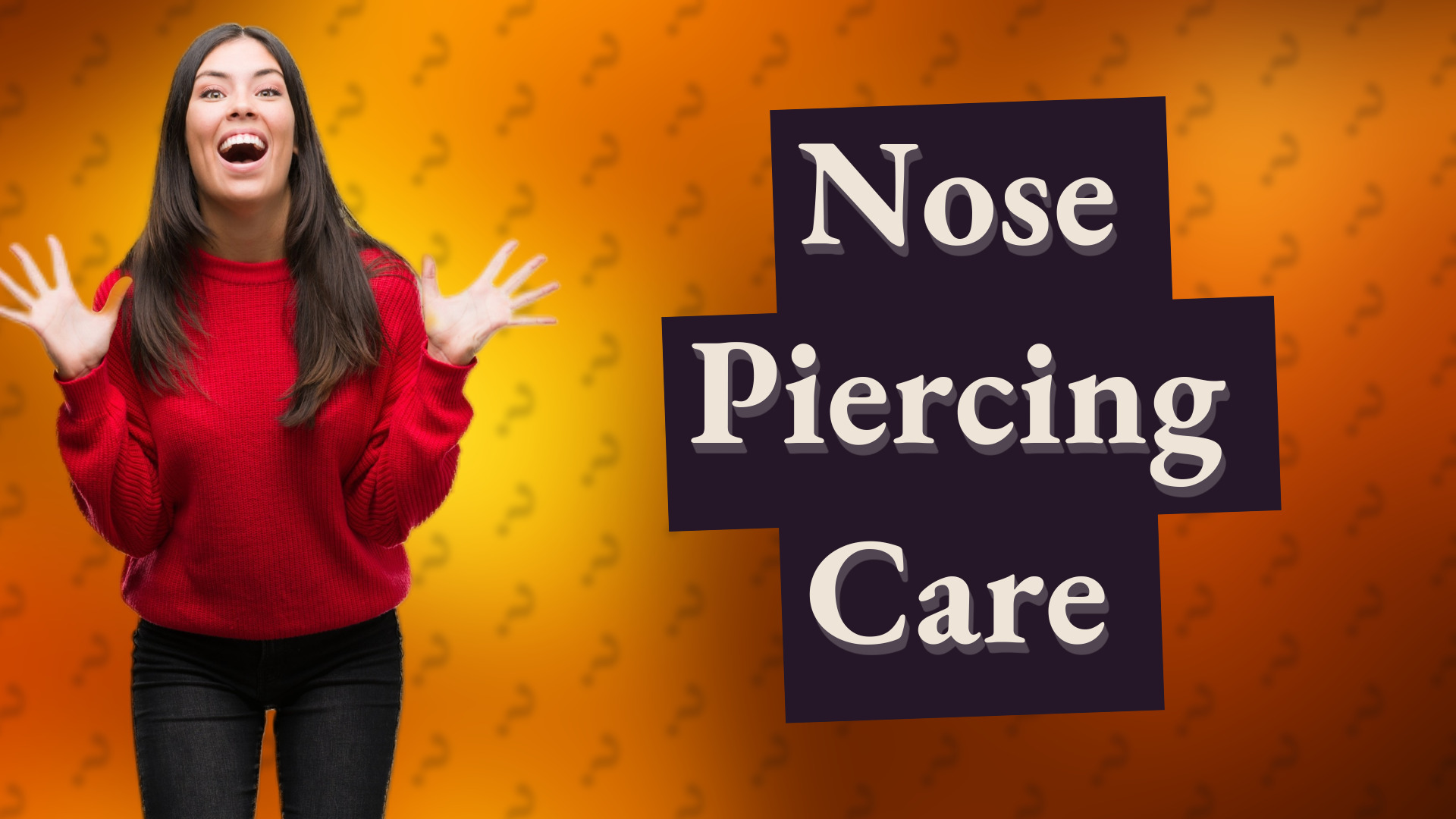 Nose Piercing Care