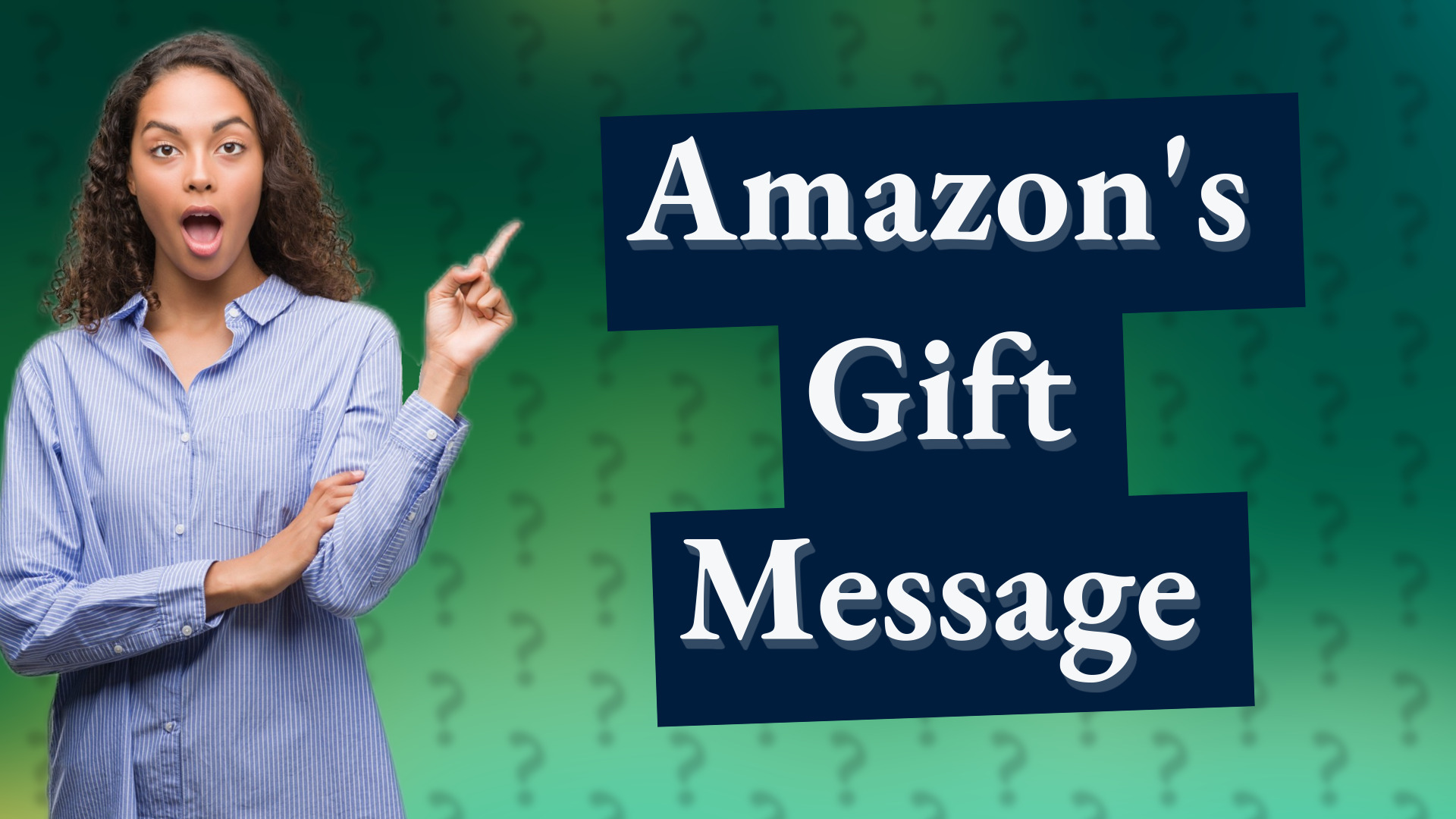 Amazon's Gift Message