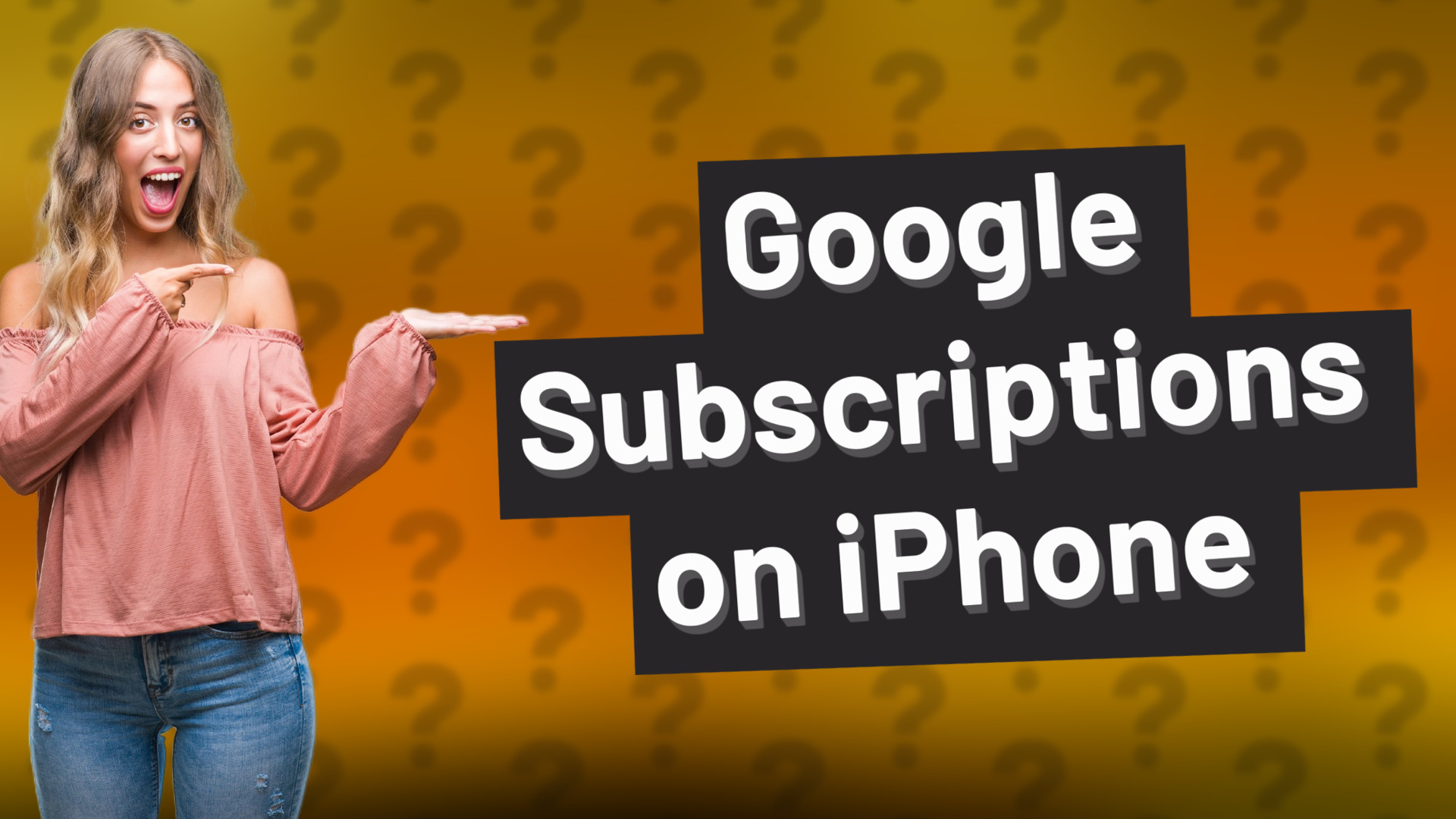 Google Subscriptions on iPhone