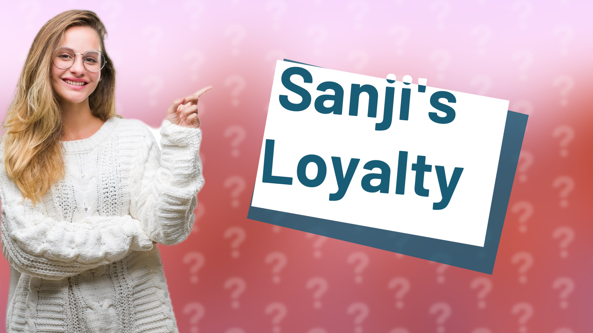Sanji's Loyalty