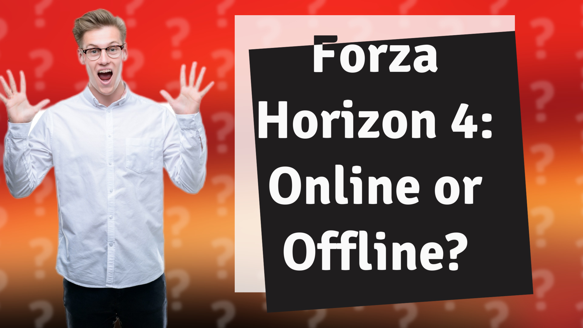 Forza Horizon 4: Online or Offline?