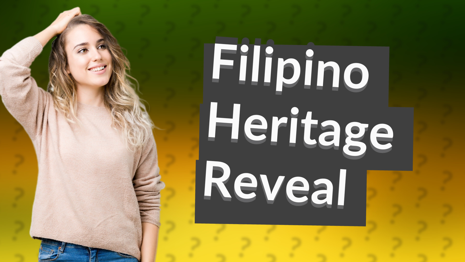 Filipino Heritage Reveal