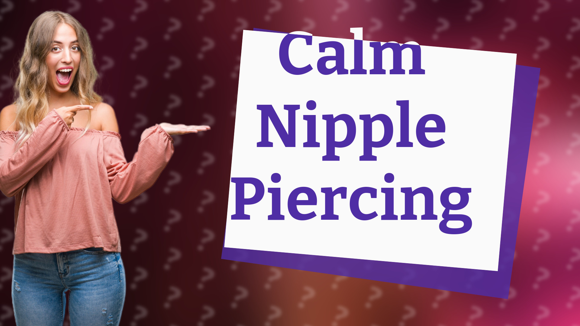 Calm Nipple Piercing