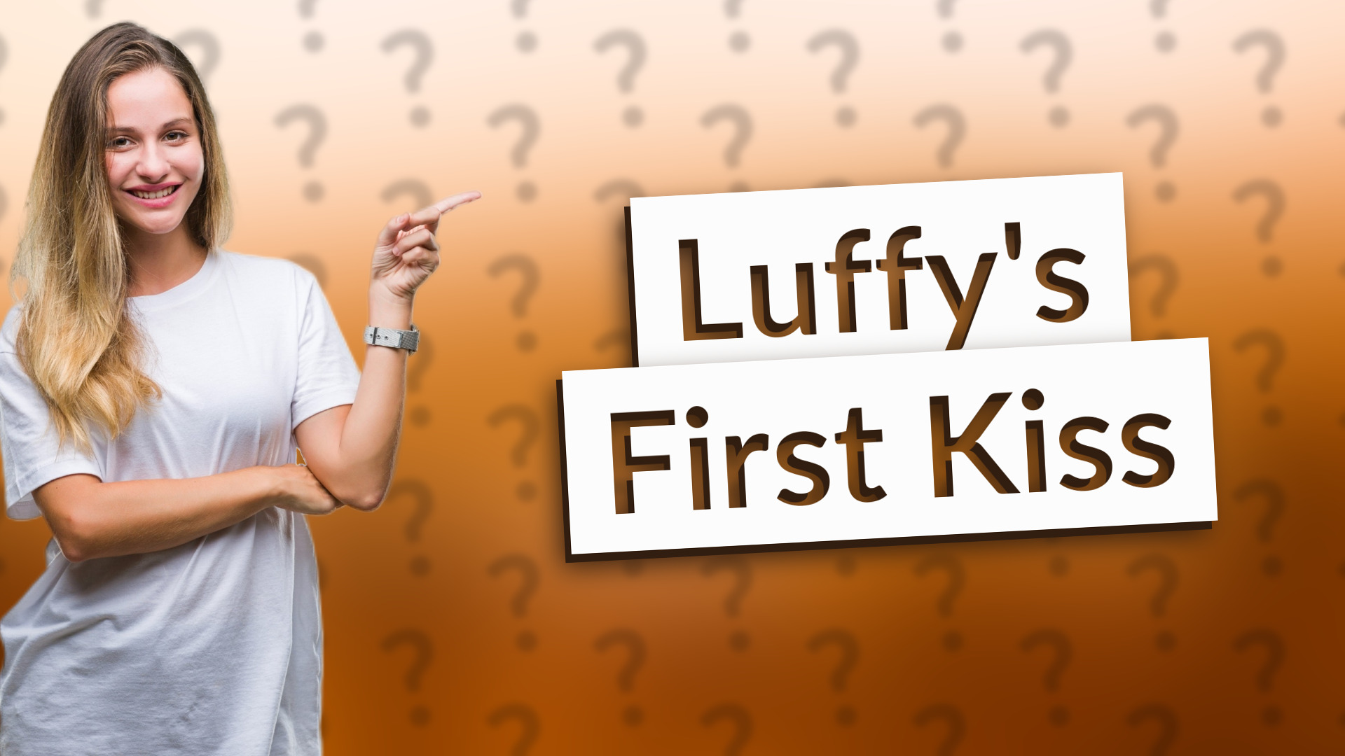 Luffy's First Kiss