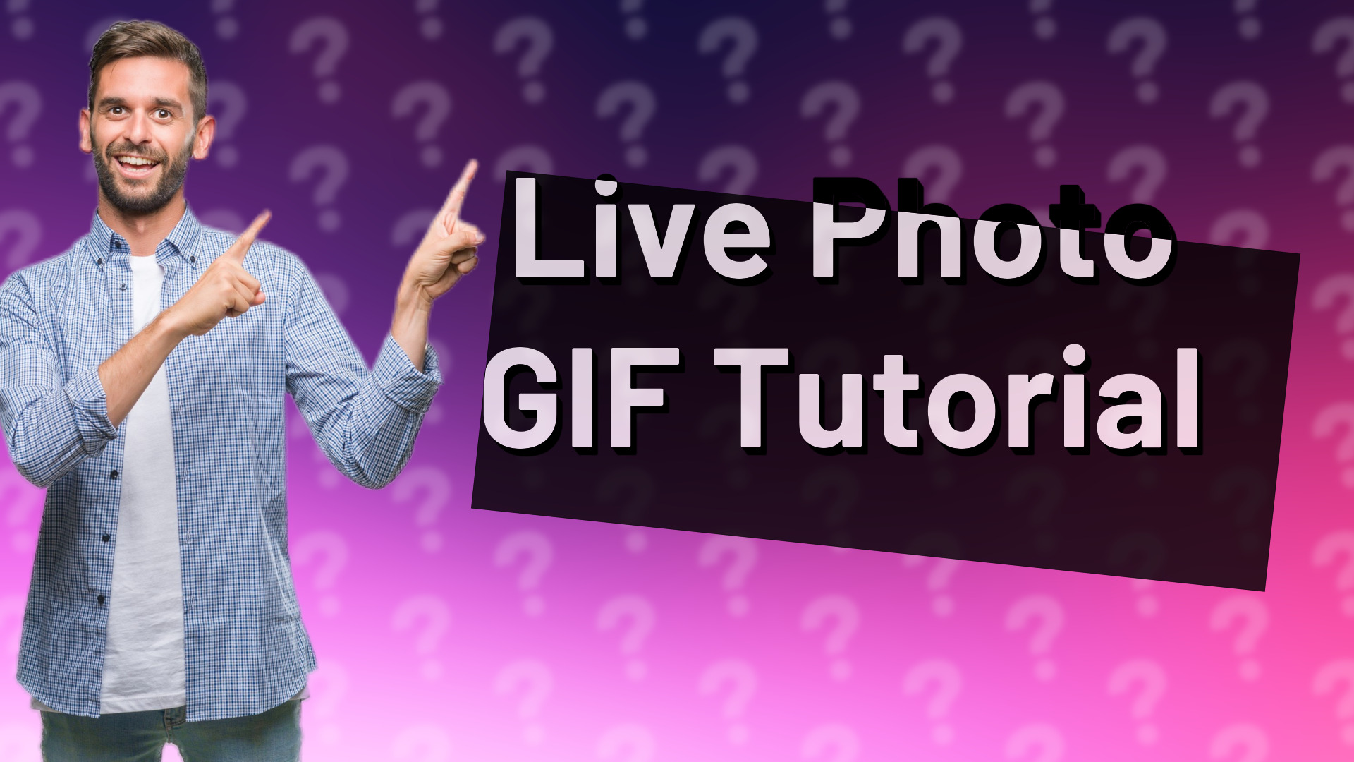 Live Photo GIF Tutorial