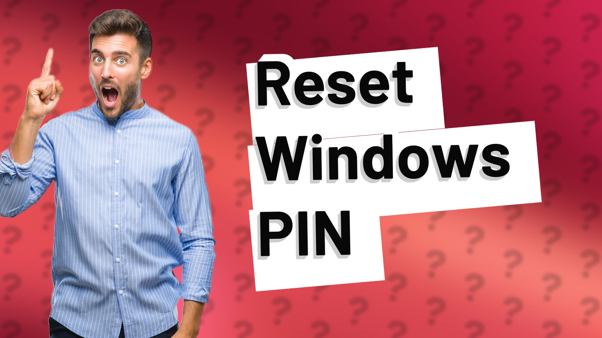 Reset Windows PIN