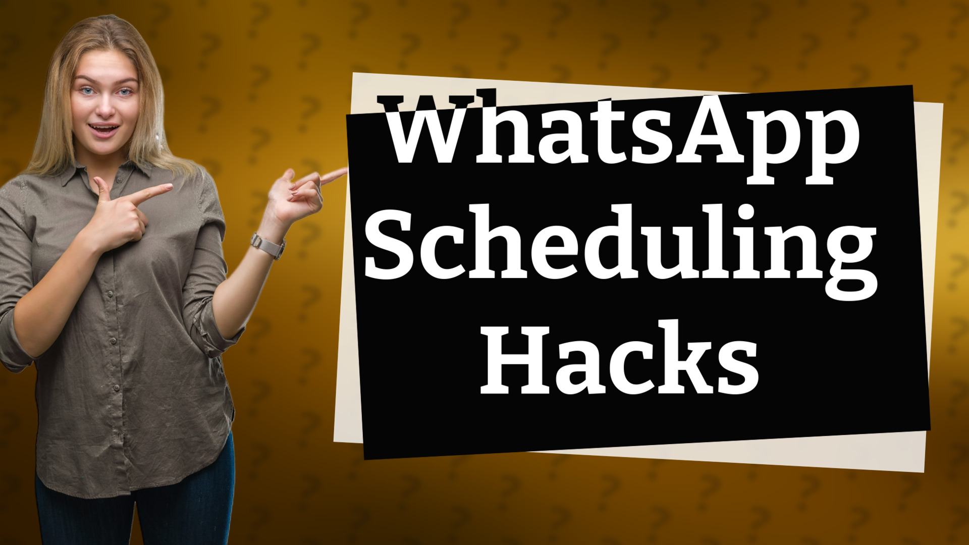 WhatsApp Scheduling Hacks