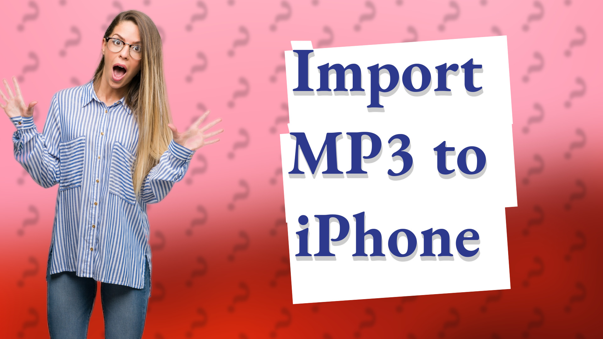 Import MP3 to iPhone