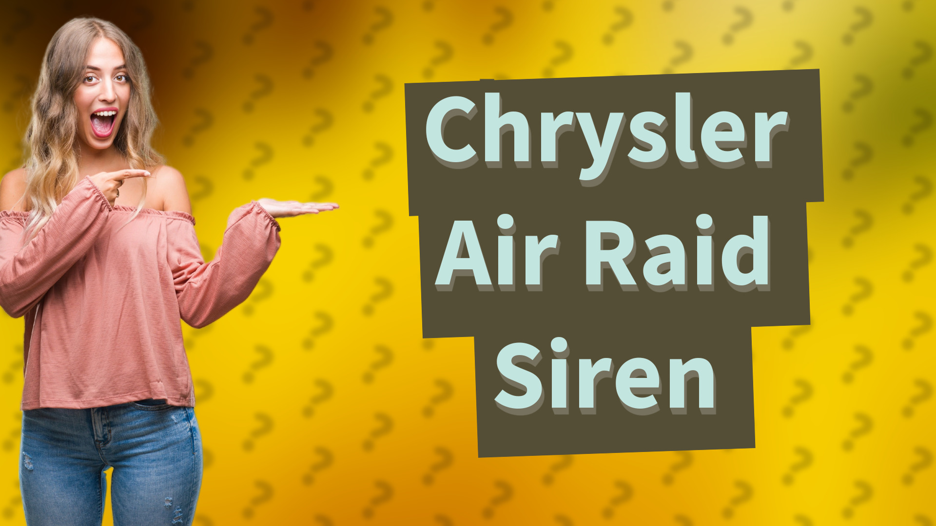 Chrysler Air Raid Siren