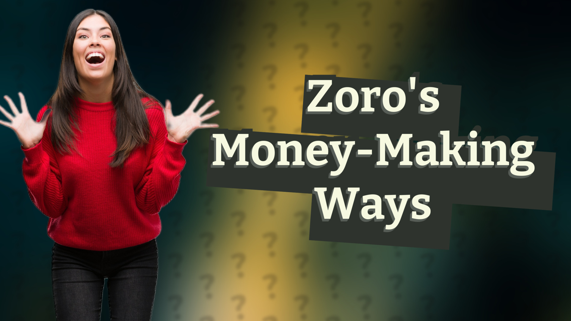 Zoro's Money-Making Ways