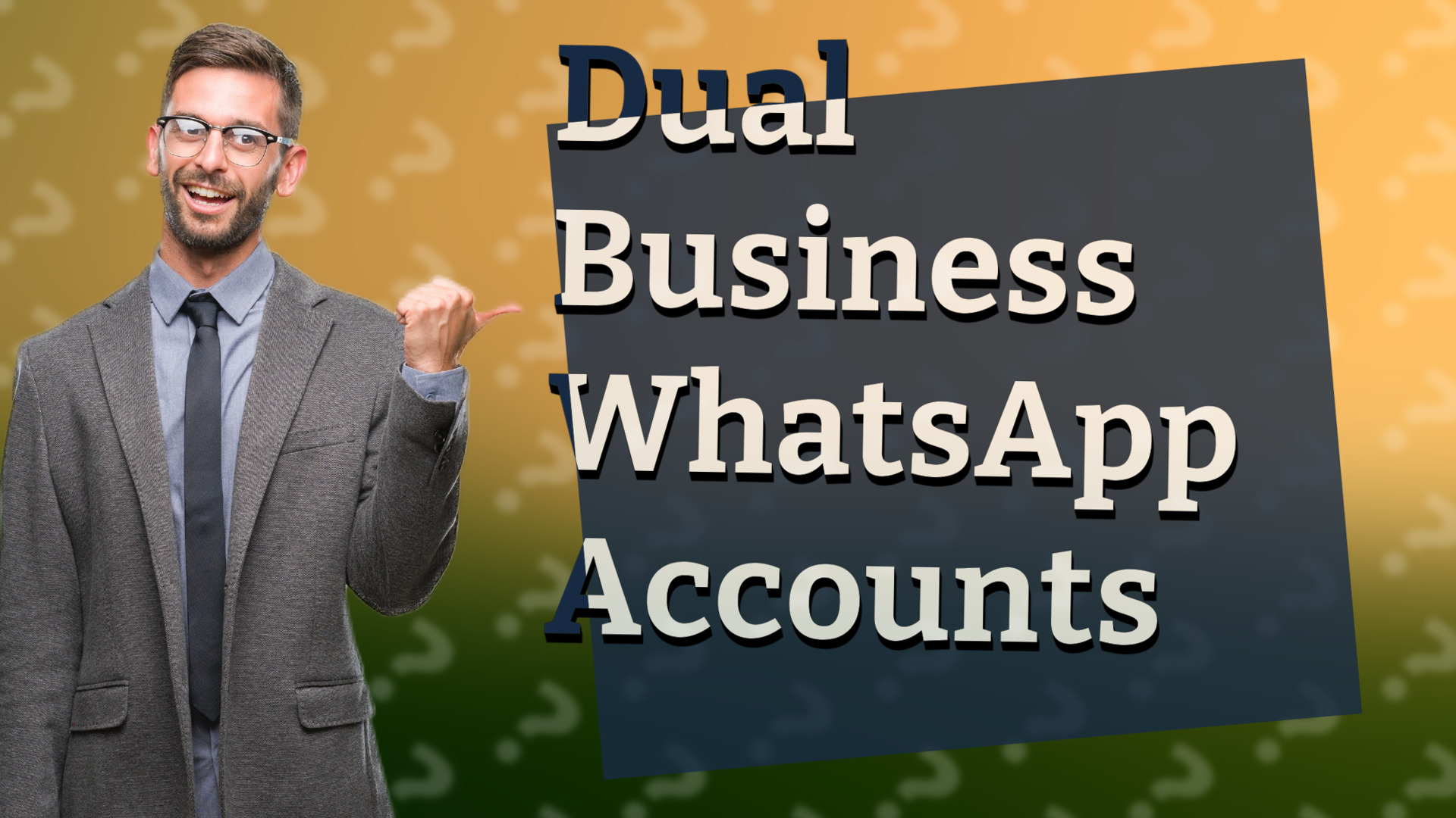 Dual Business WhatsApp Accounts