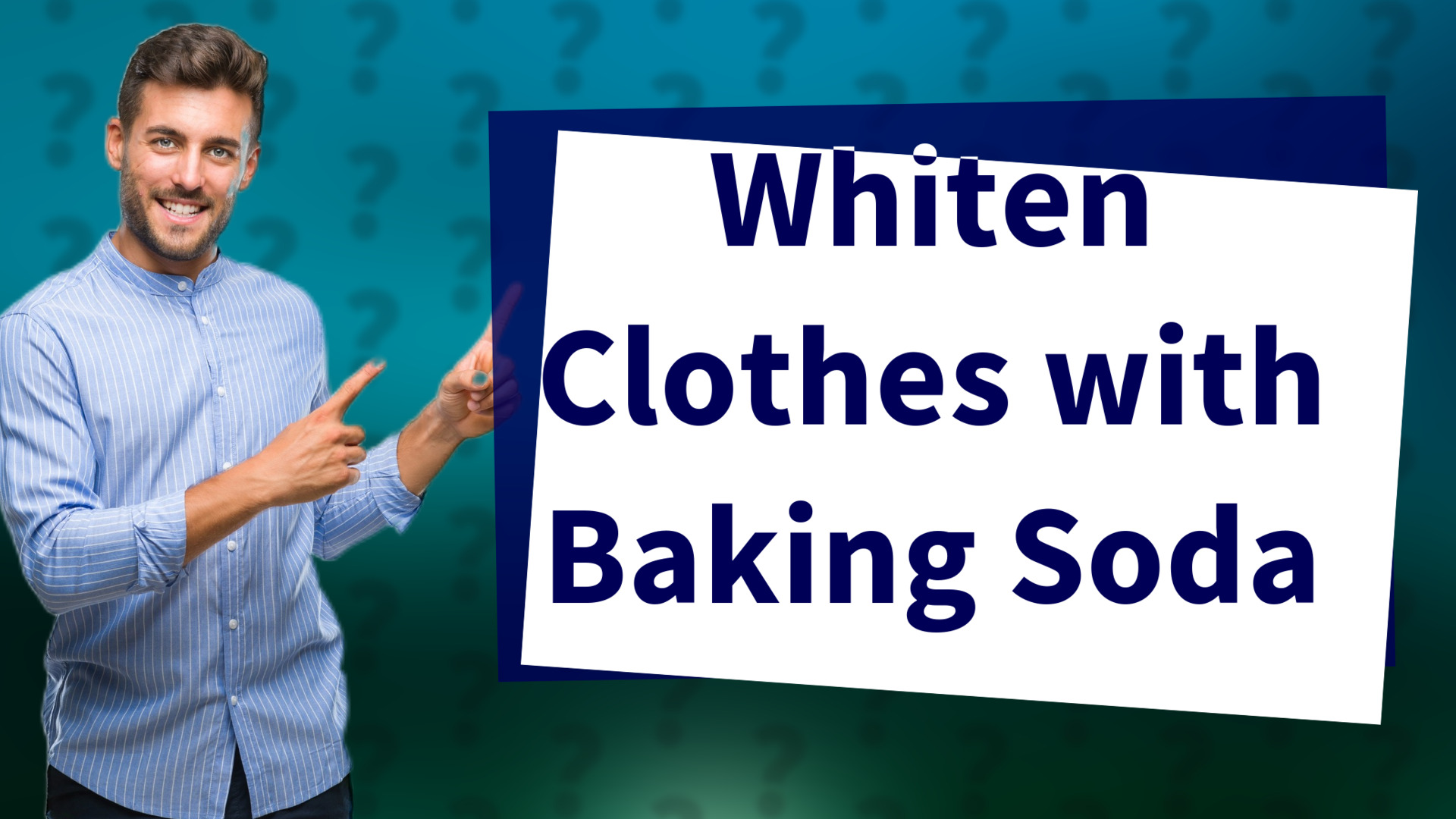 Whiten Clothes with Baking Soda
