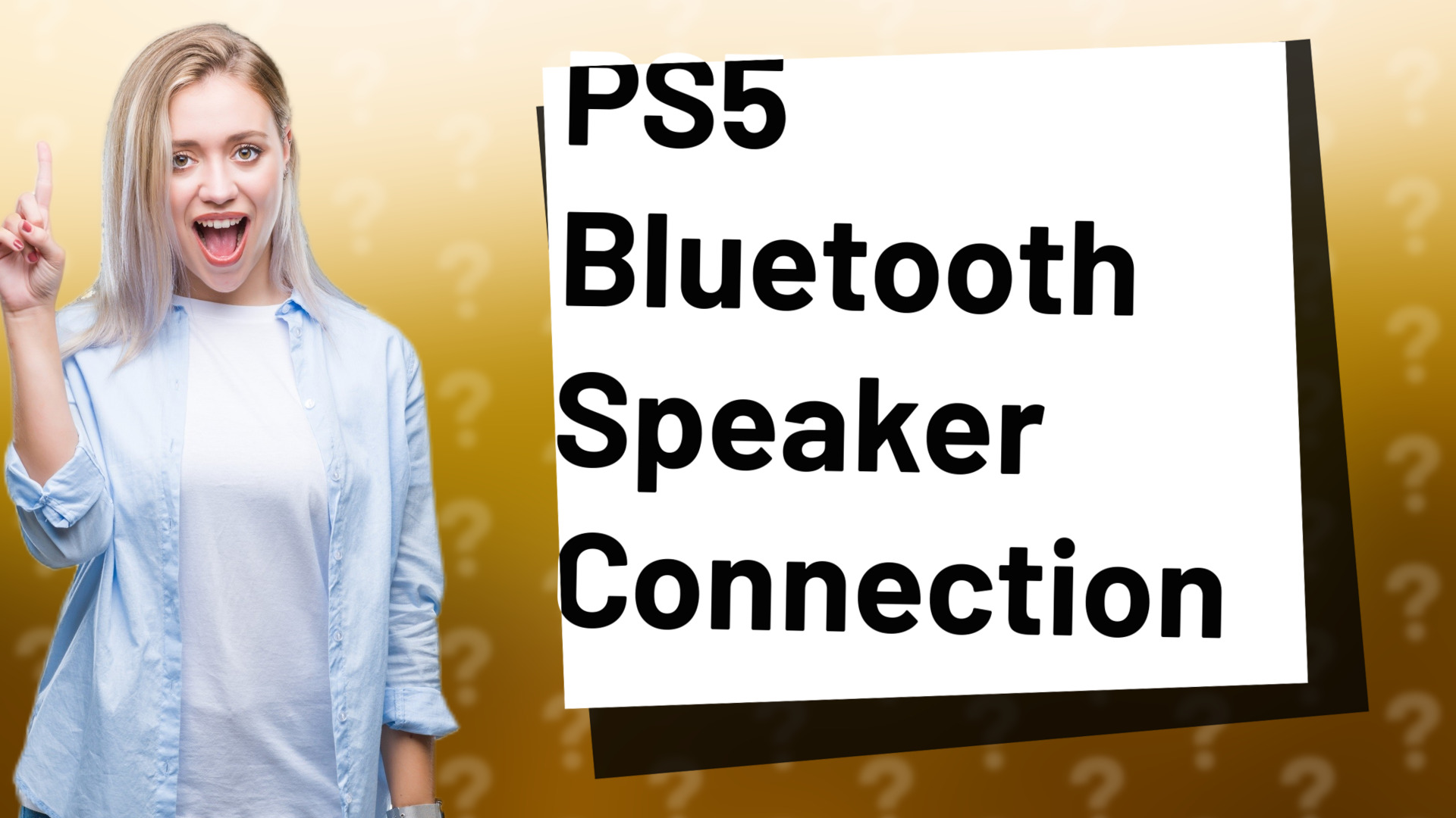 PS5 Bluetooth Speaker Connection