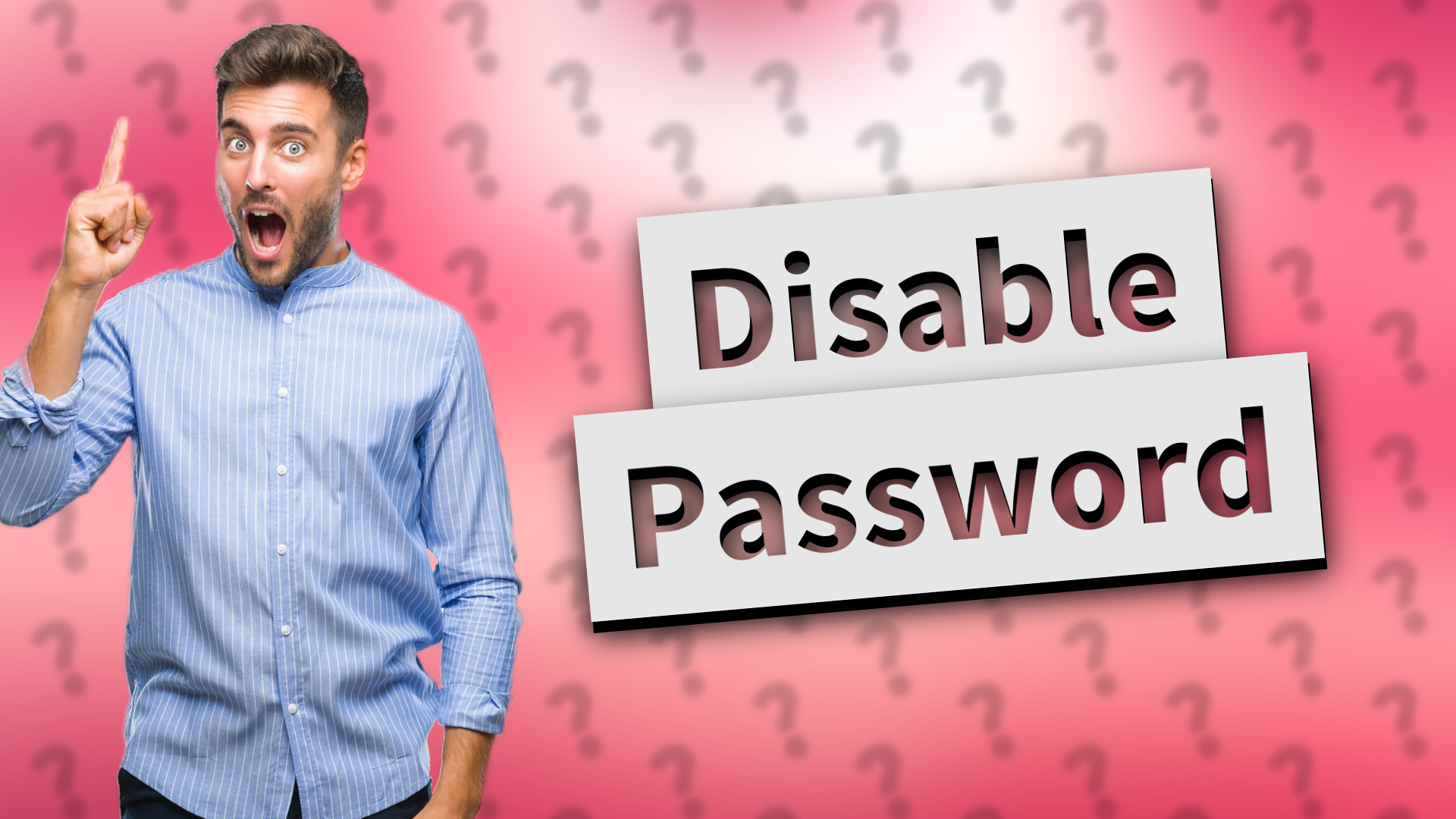 Disable Password