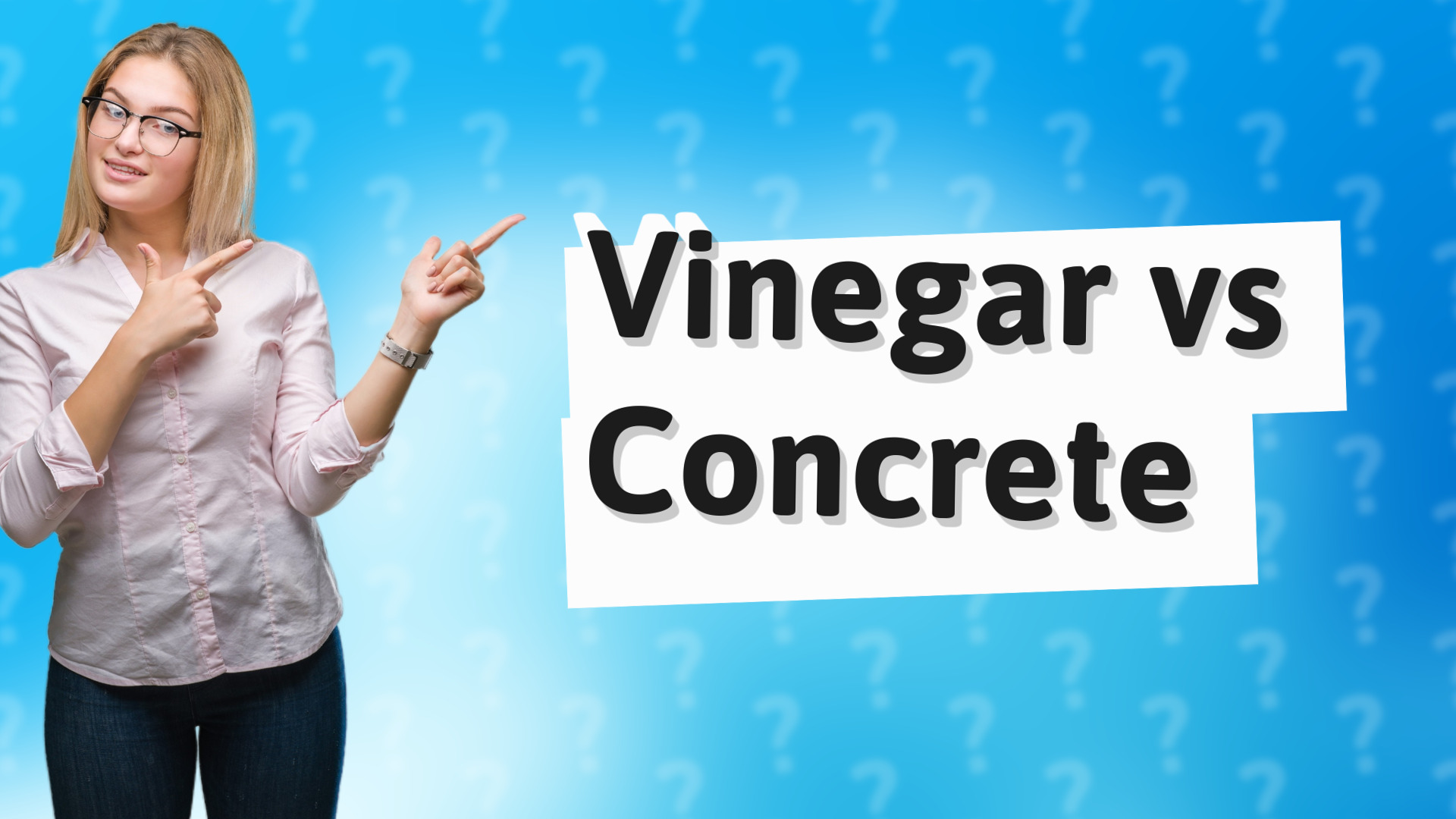 Vinegar vs Concrete