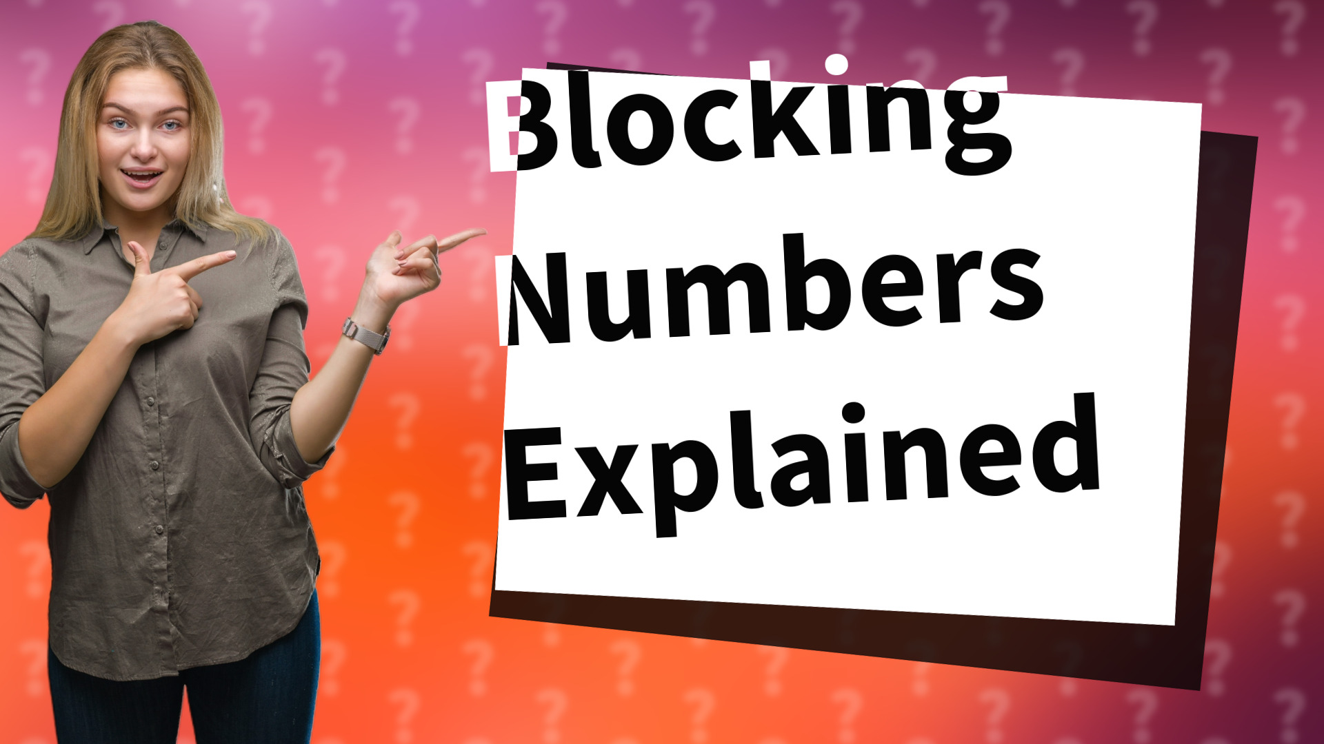 Blocking Numbers Explained