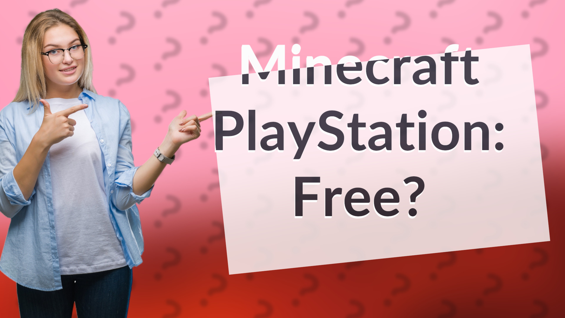 Minecraft PlayStation: Free?