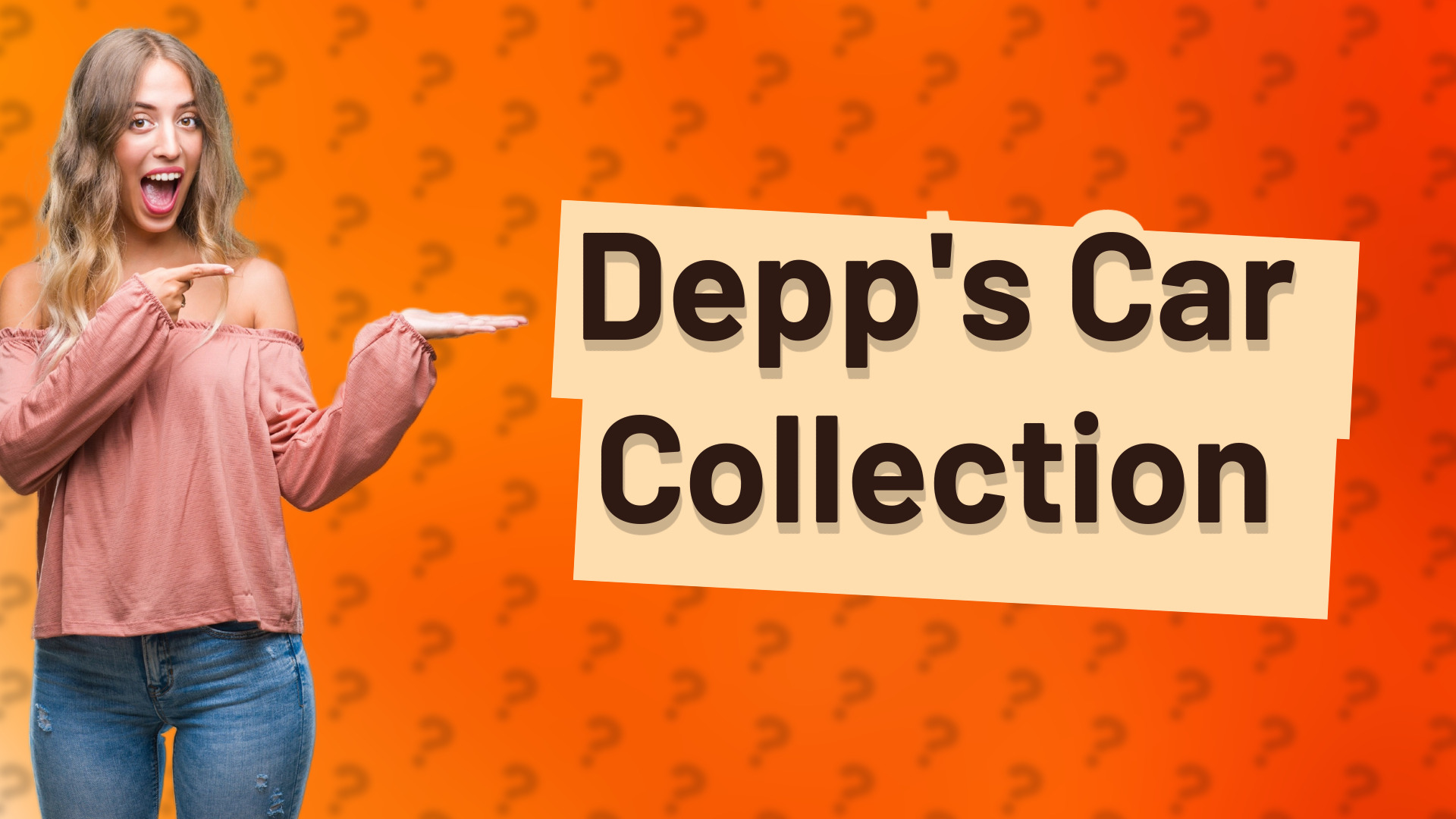 Depp's Car Collection