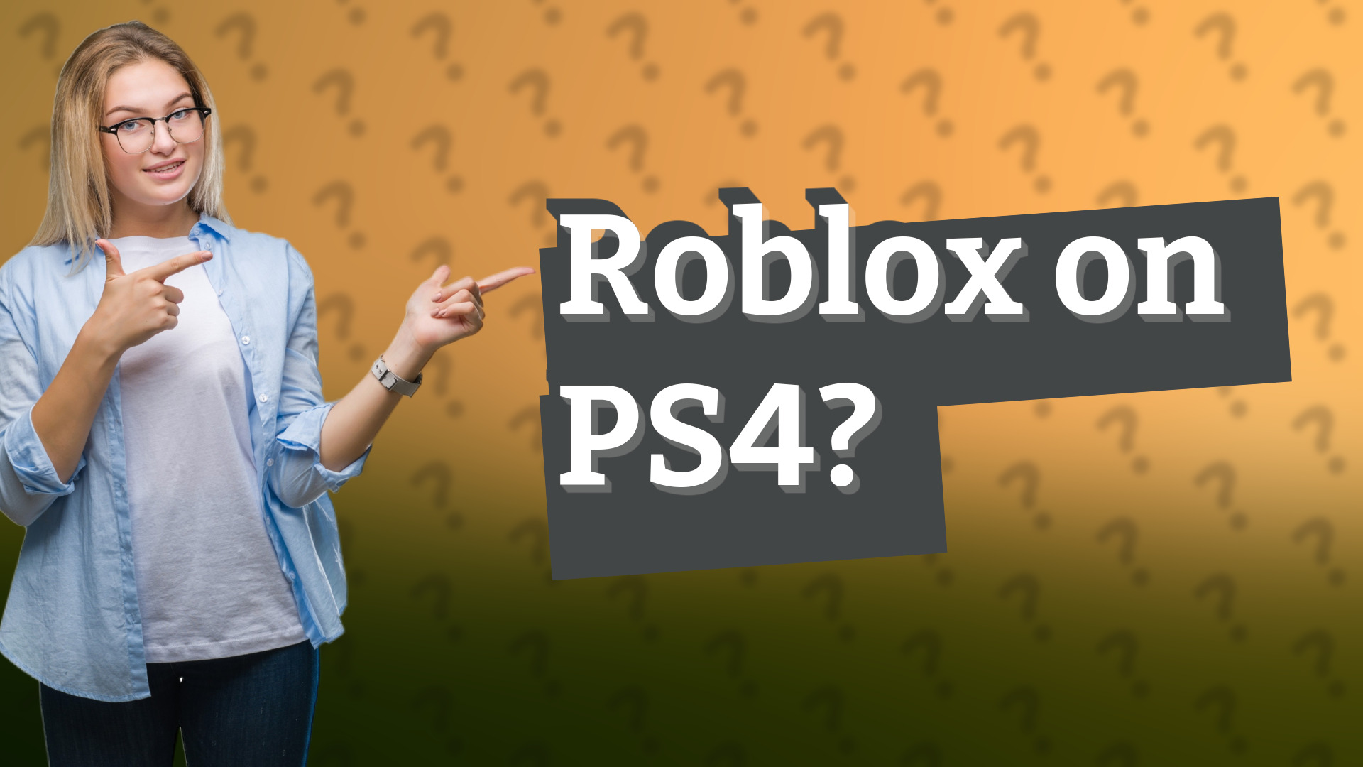 Roblox on PS4?