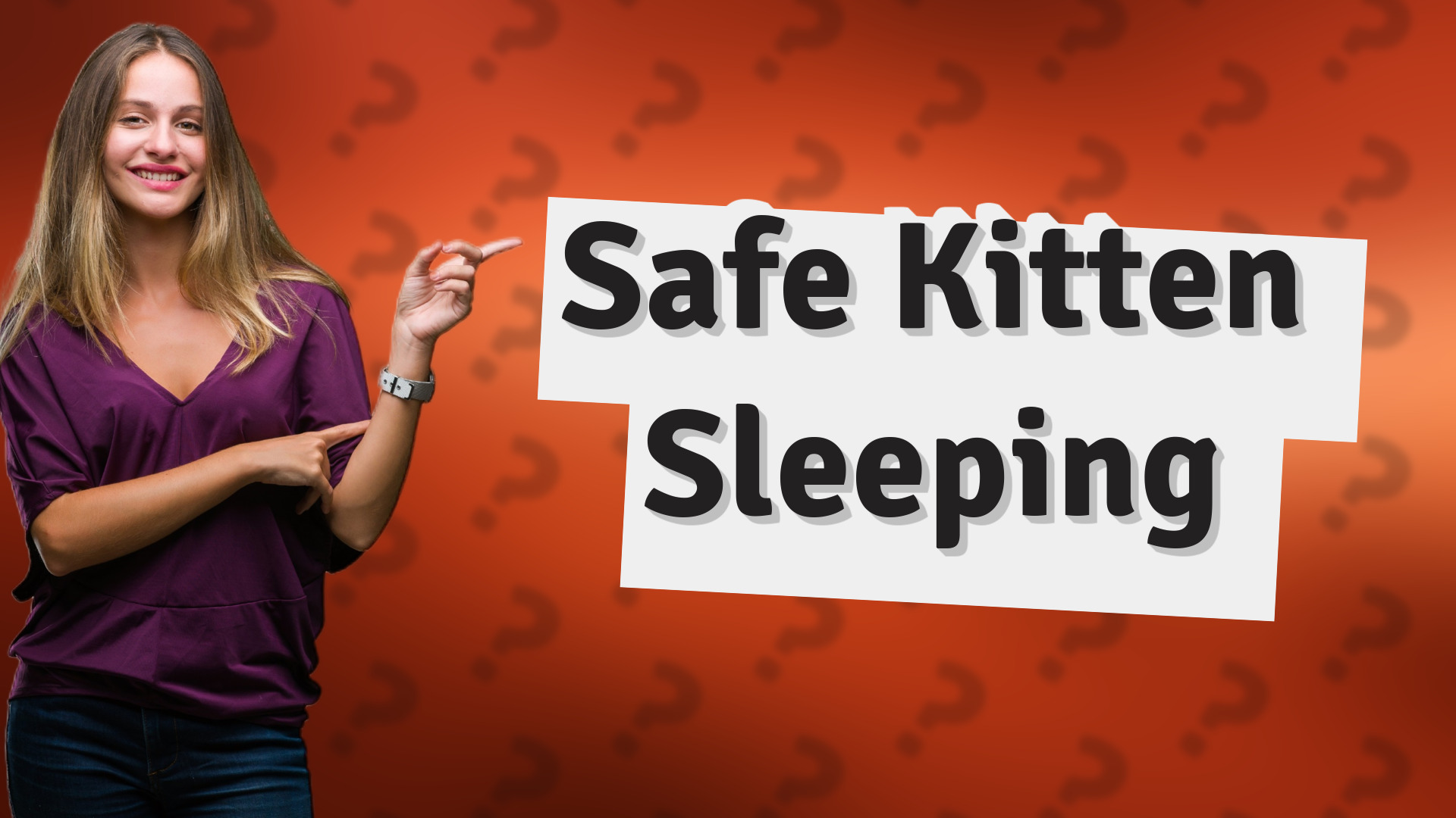 Safe Kitten Sleeping