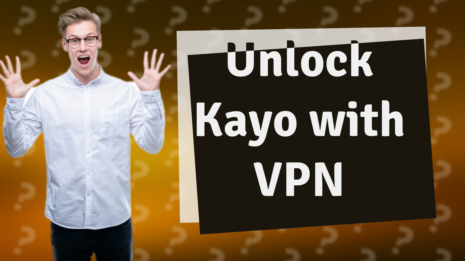 Unlock Kayo with VPN