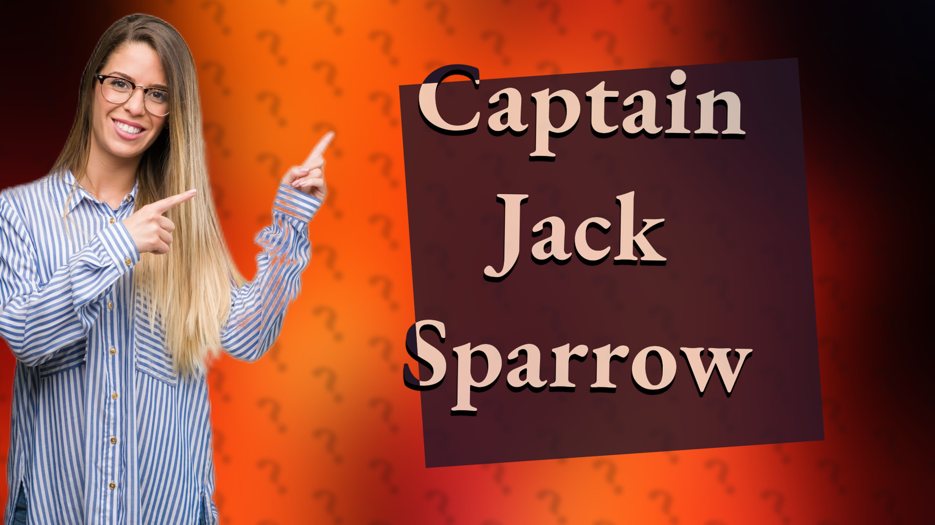 Captain Jack Sparrow