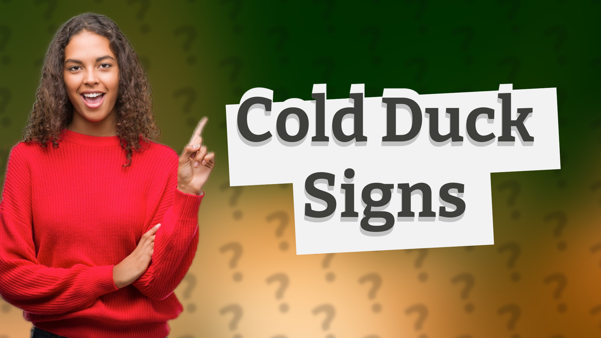 Cold Duck Signs
