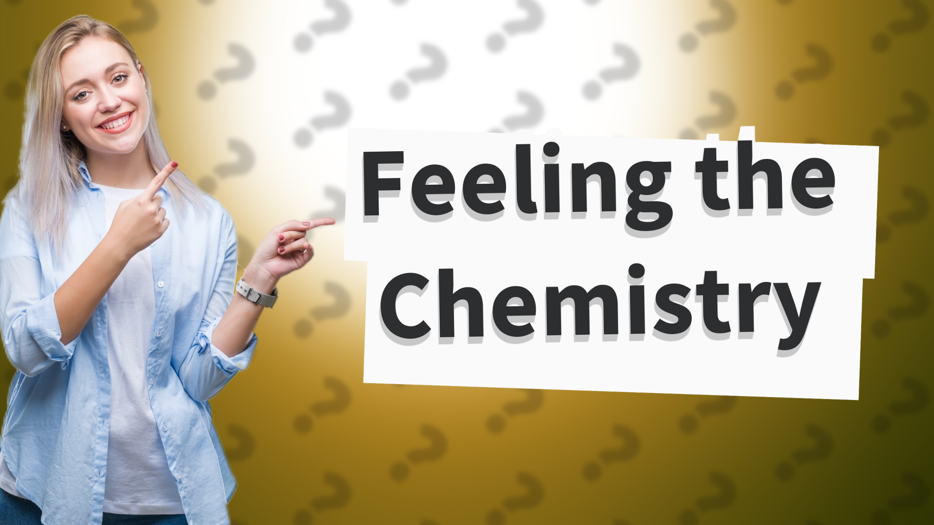 Feeling the Chemistry