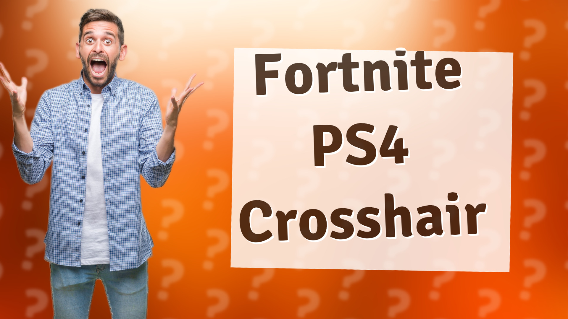 Fortnite PS4 Crosshair