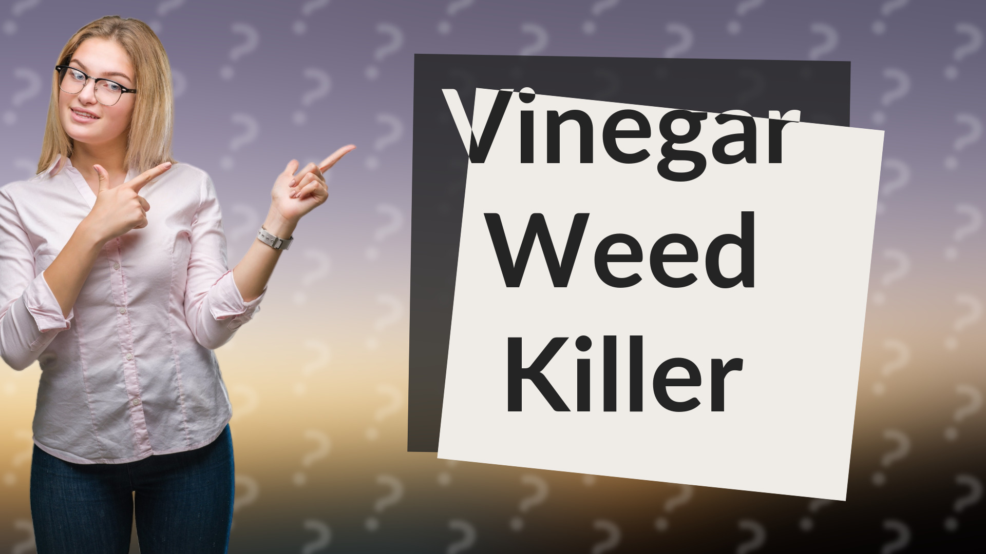 Vinegar Weed Killer