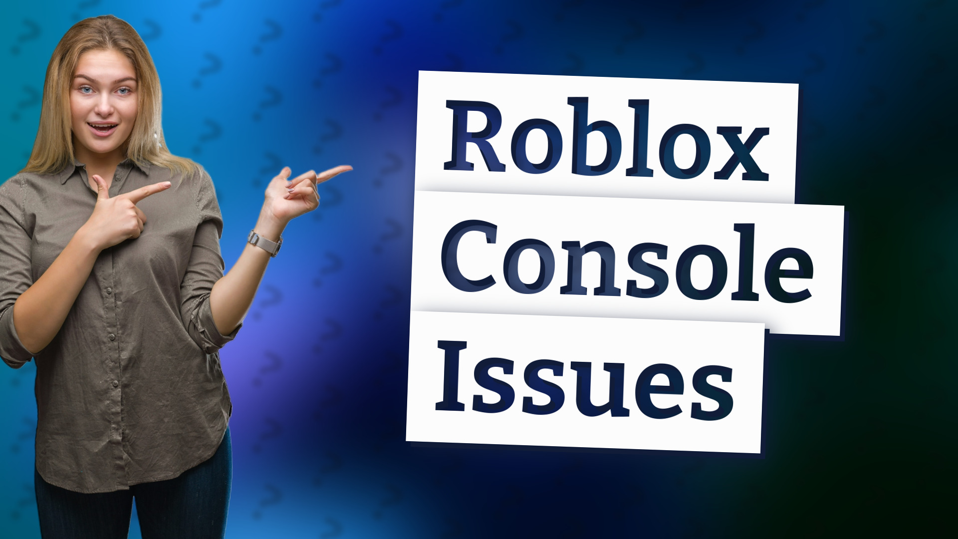 Roblox Console Issues