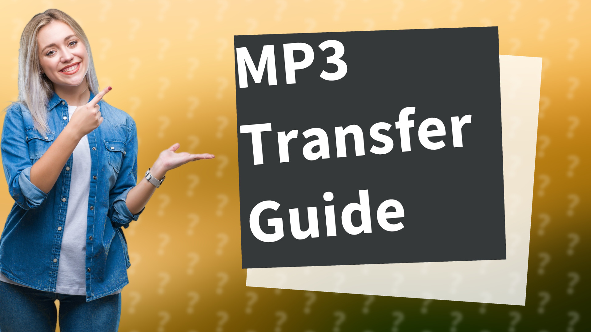 MP3 Transfer Guide