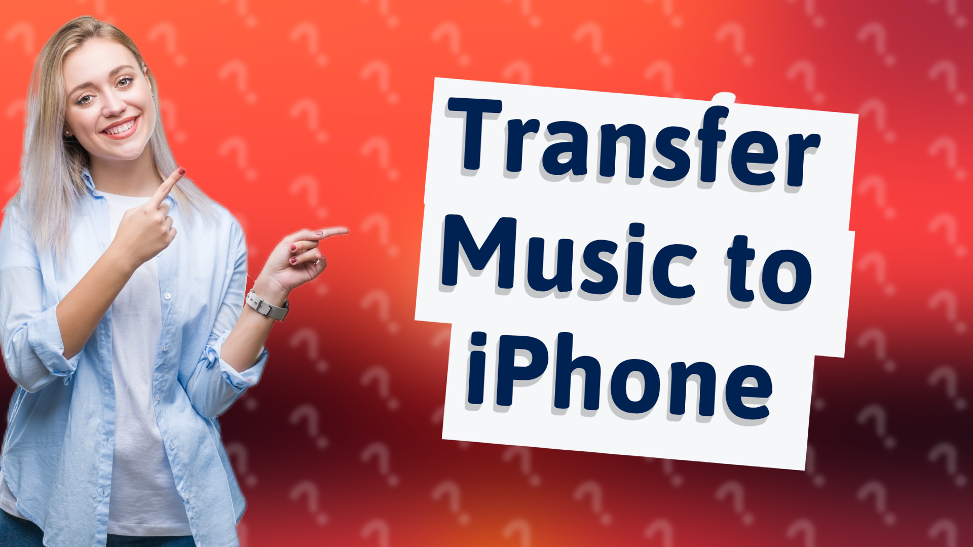 Transfer Music to iPhone