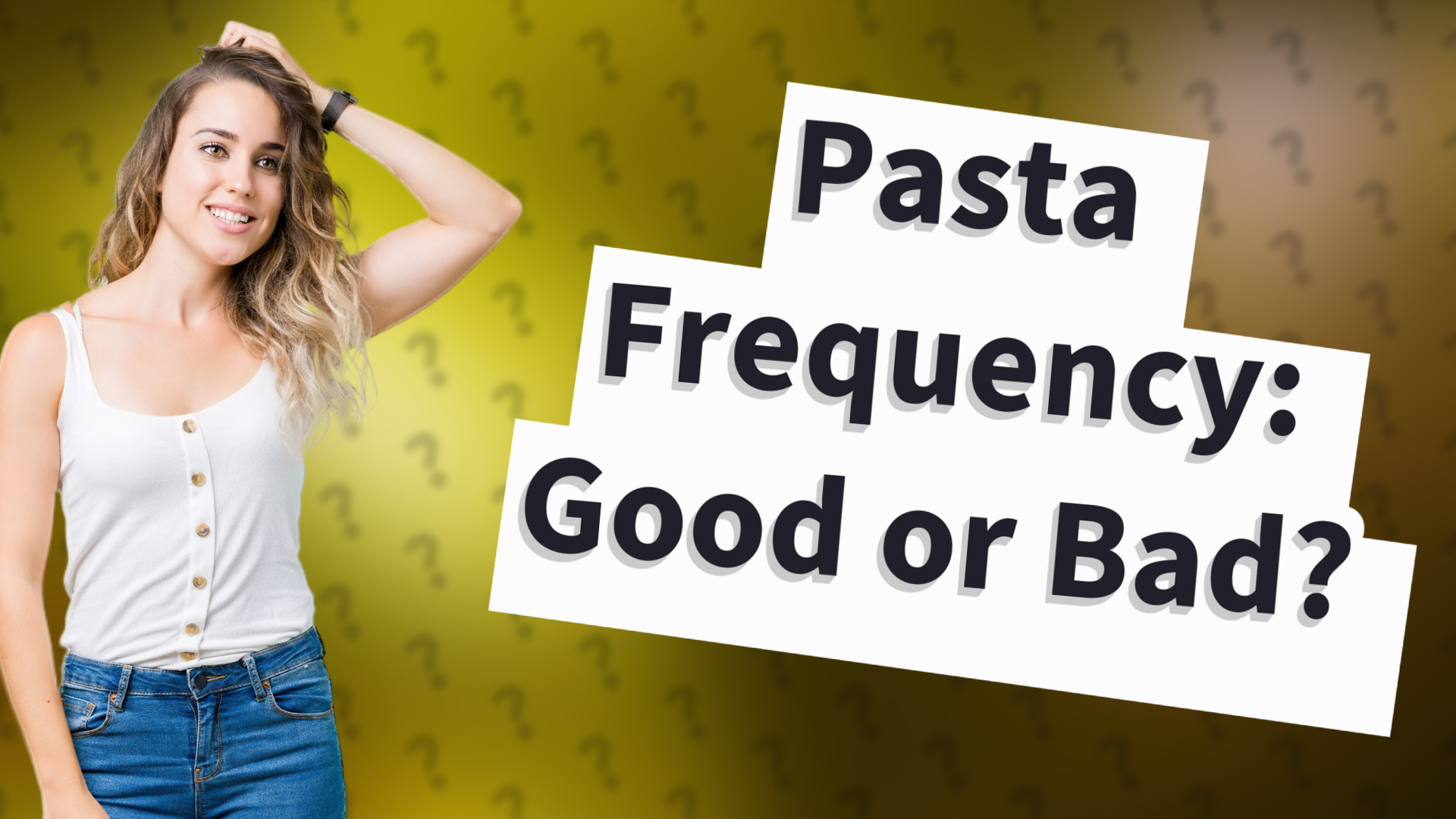 Pasta Frequency: Good or Bad?