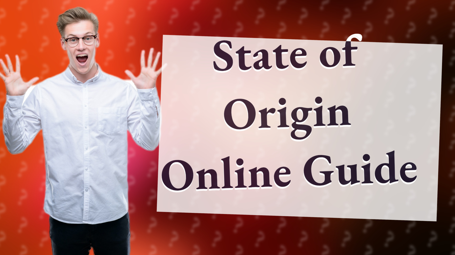 State of Origin Online Guide
