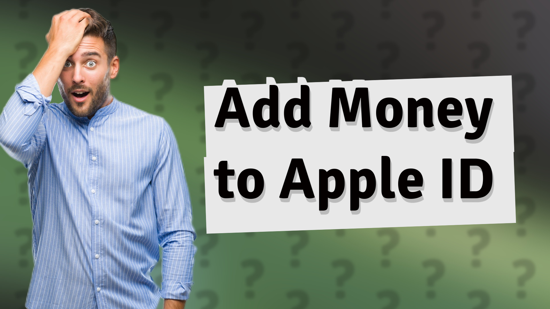 Add Money to Apple ID
