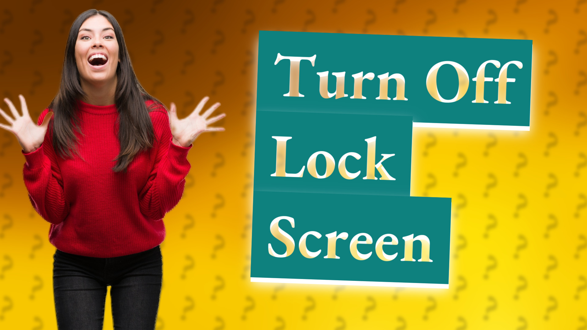 Turn Off Lock Screen