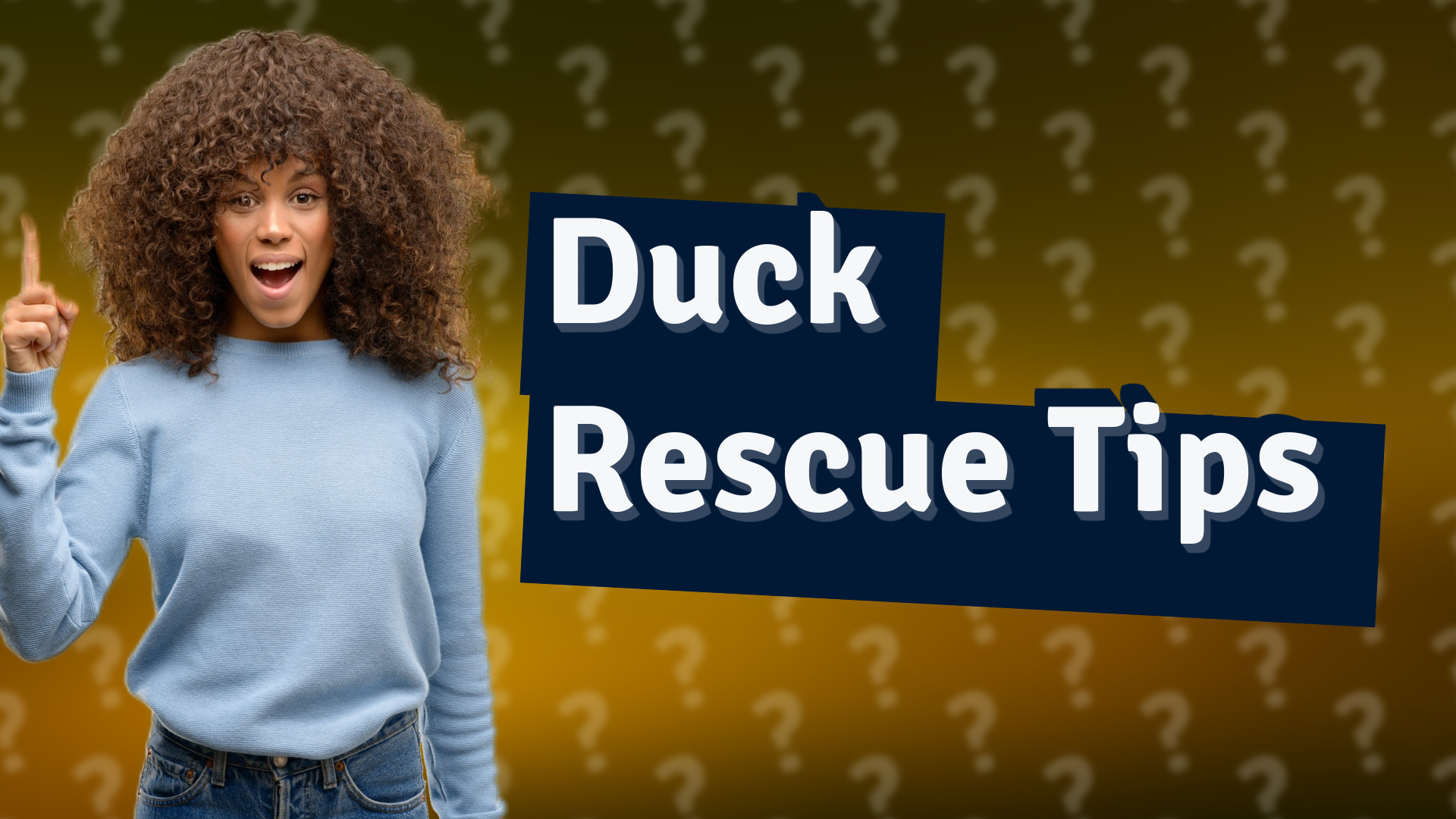 Duck Rescue Tips