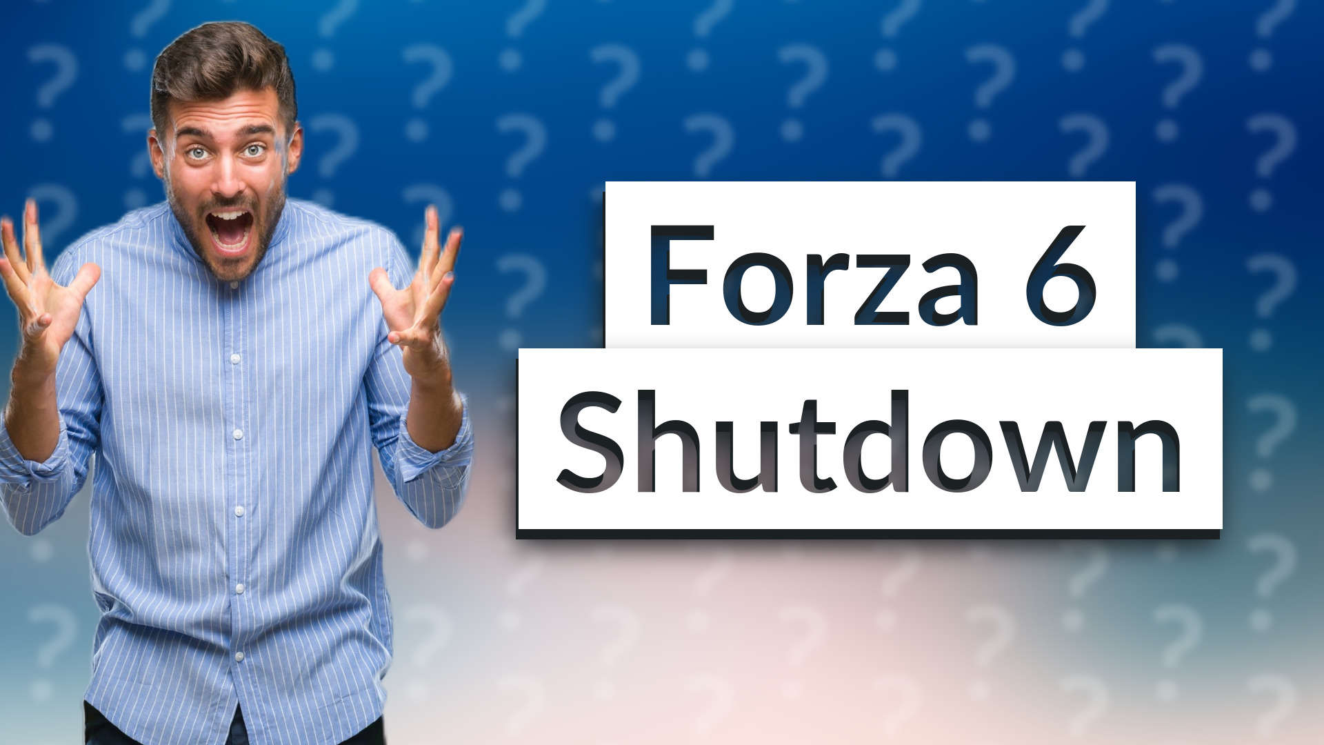 Forza 6 Shutdown