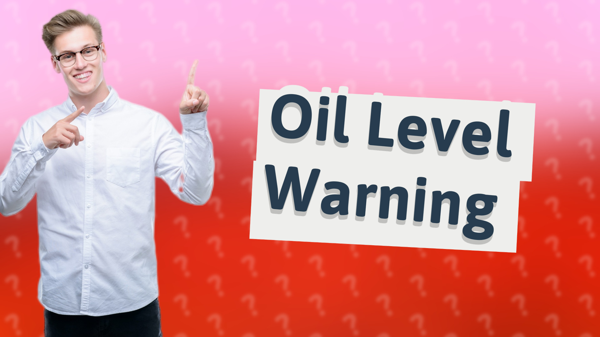Oil Level Warning