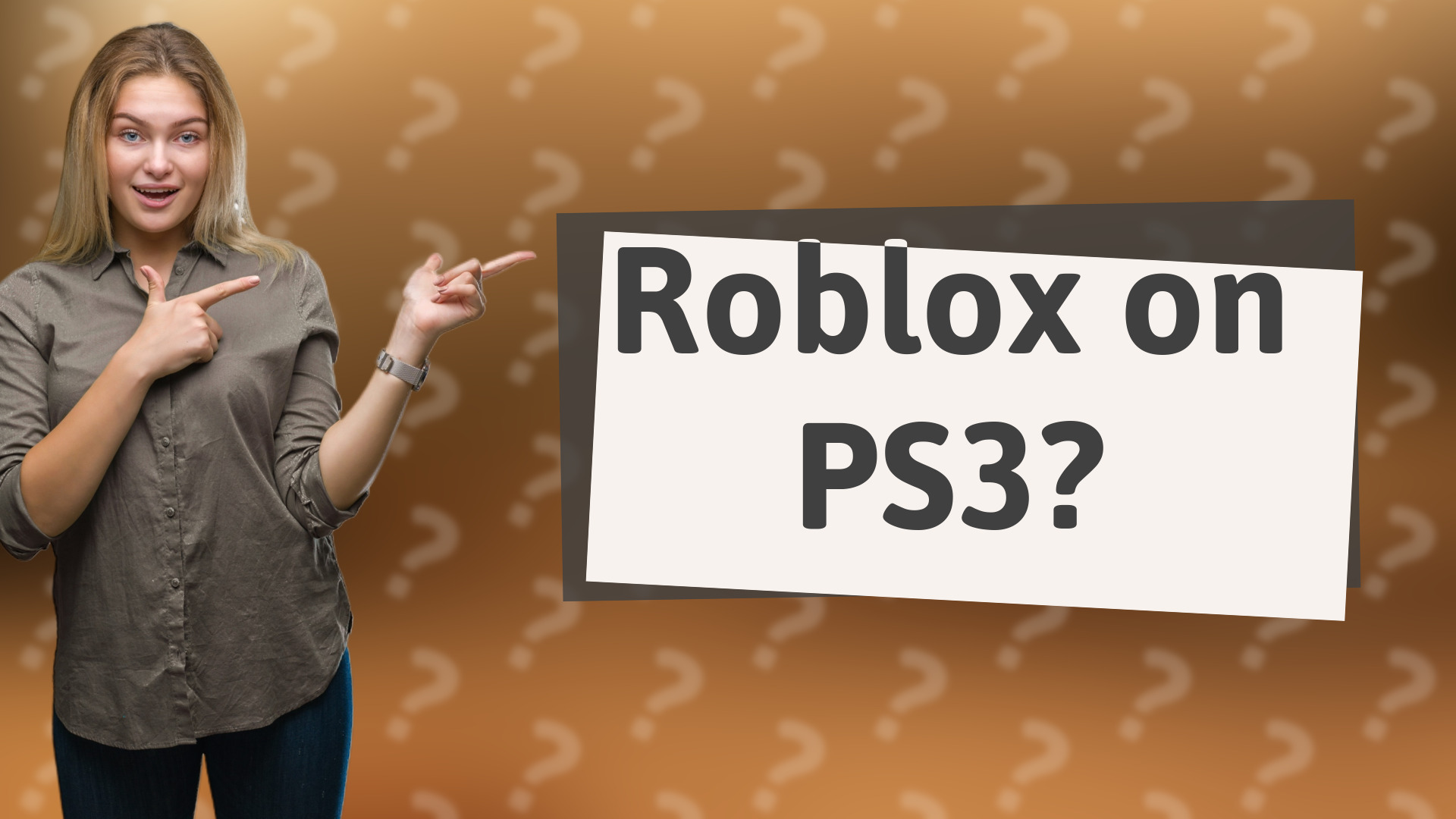 Roblox on PS3?