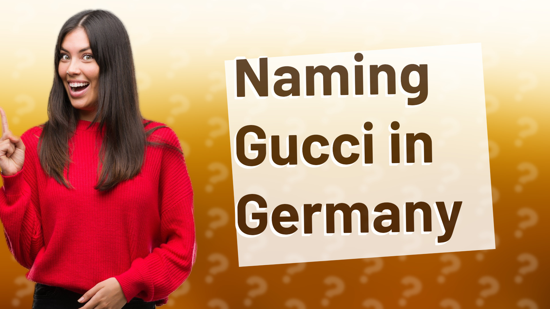 Naming Gucci in Germany