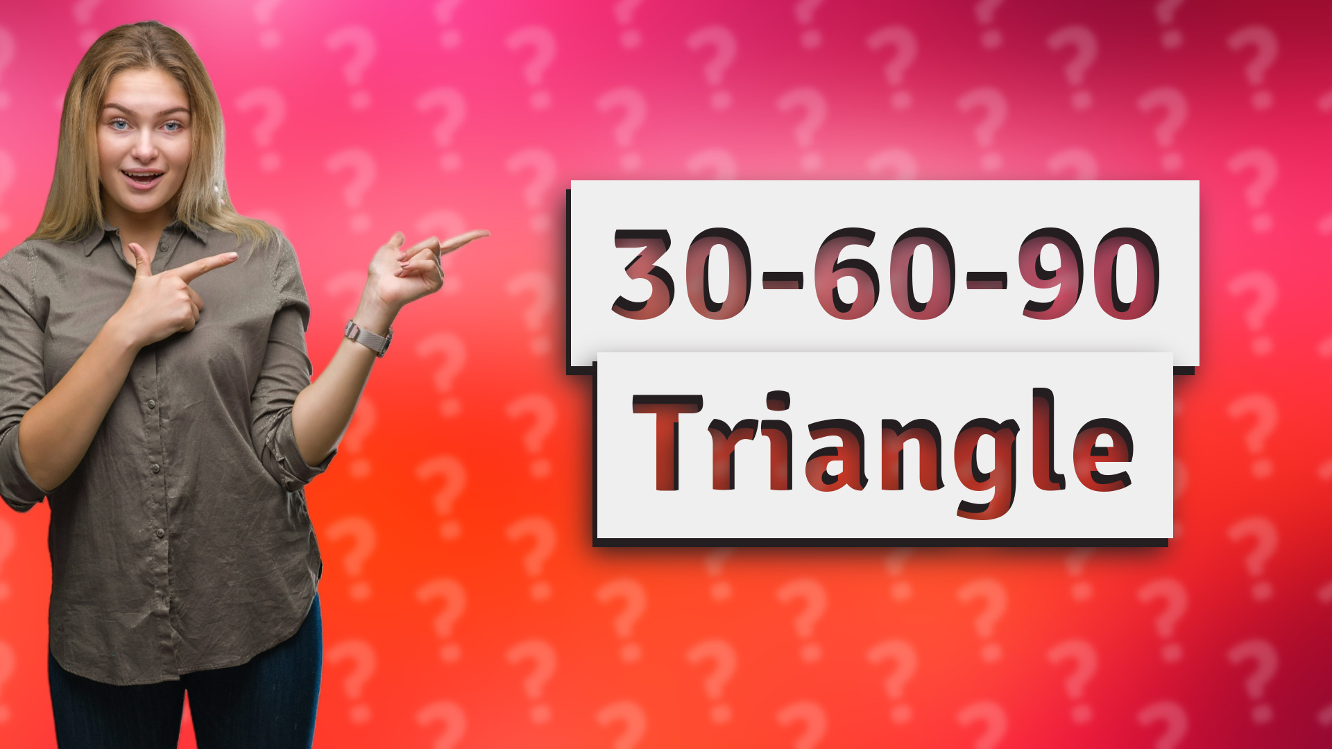 30-60-90 Triangle