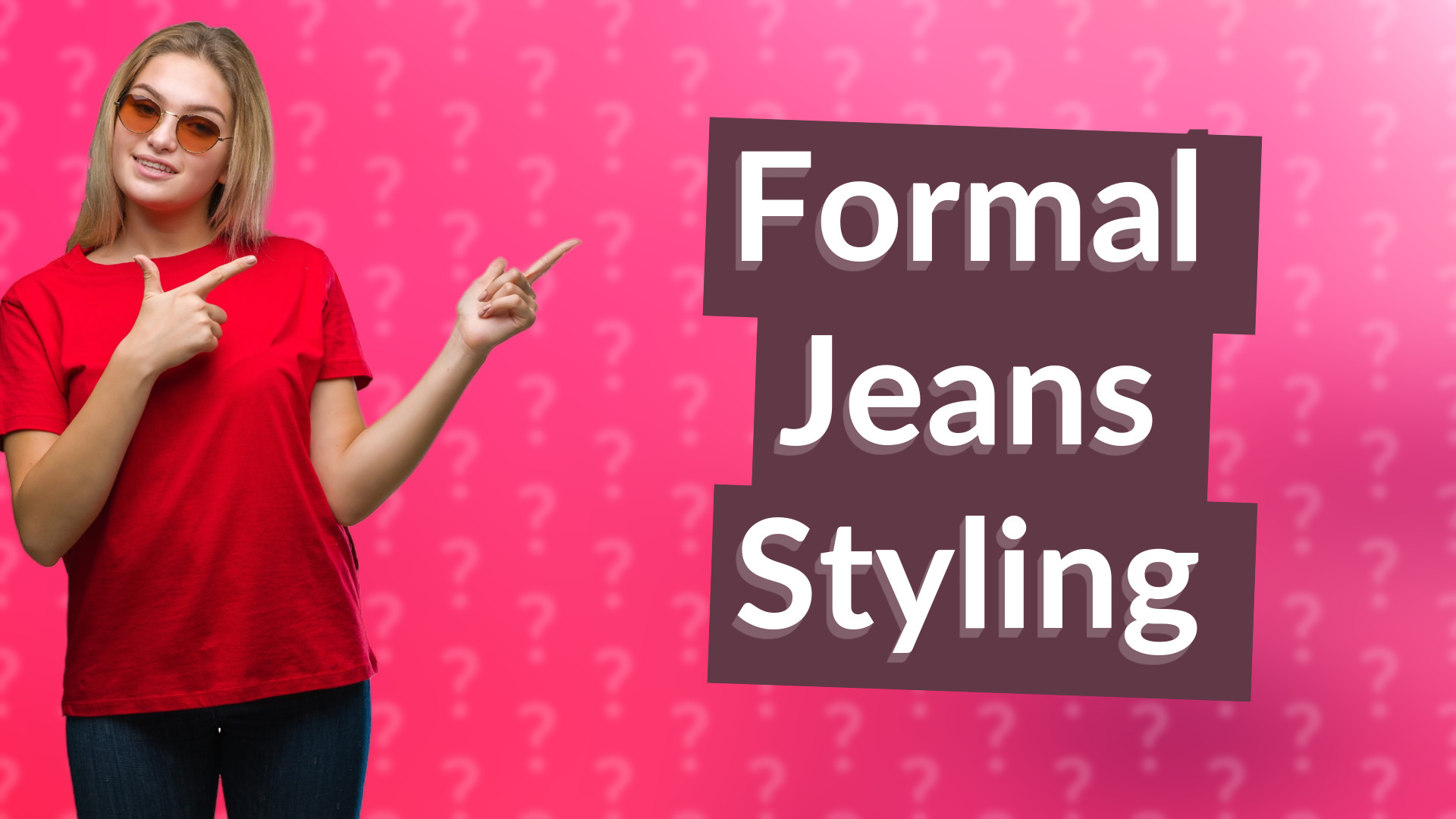 Formal Jeans Styling