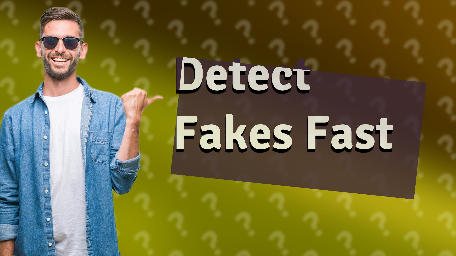 Detect Fakes Fast
