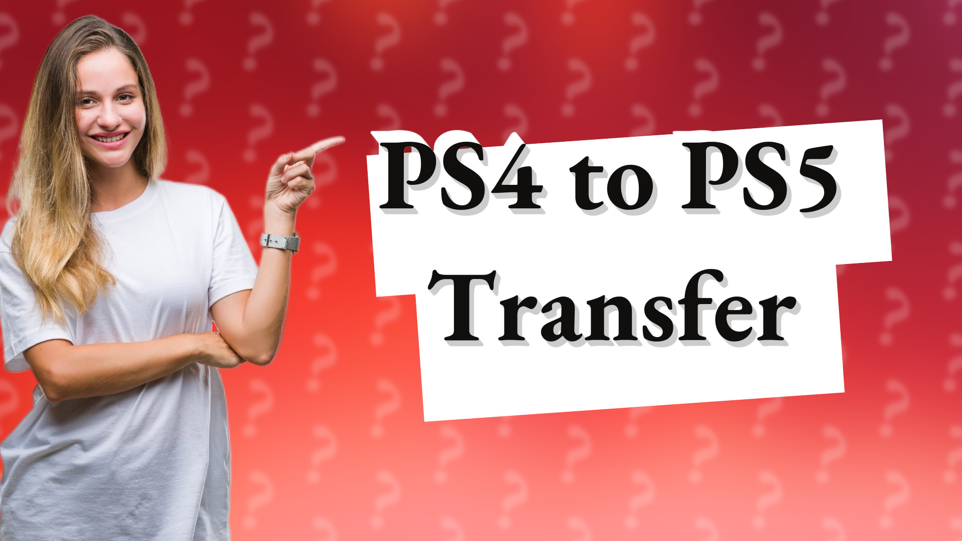 PS4 to PS5 Transfer
