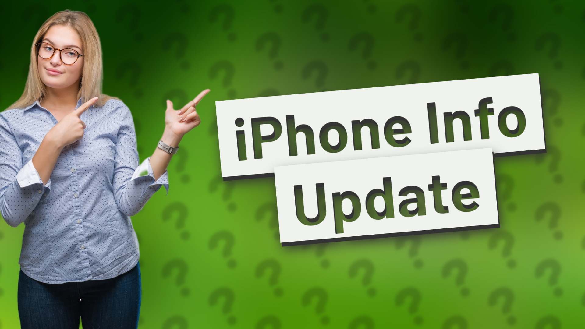 iPhone Info Update